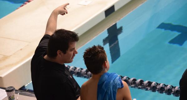 Entrenador Piscina